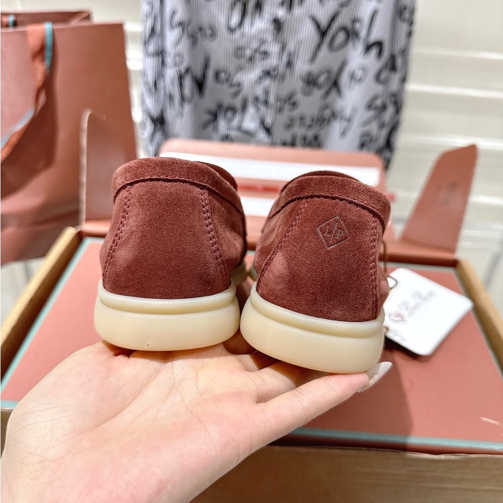 New Loro Piana Brown Suede Loafers 🎀 - Picture 6 of 9